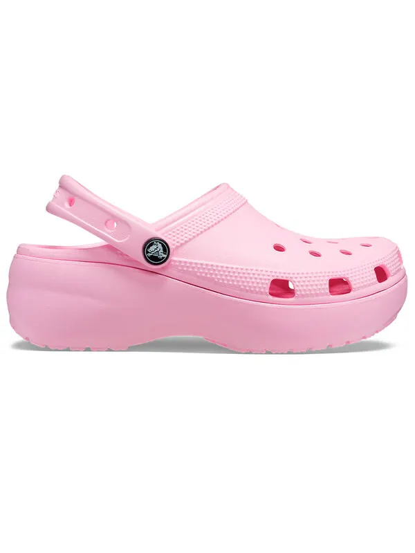 Тапочки classic platform clog 'flamingo' Crocs — изображение 3 из 4, розовый