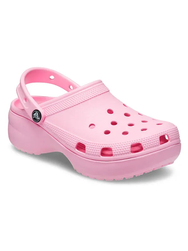 Тапочки classic platform clog 'flamingo' Crocs — изображение 4 из 4, розовый