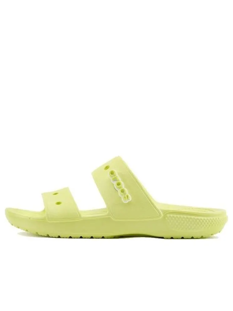 Сандалии Crocs Soft Sole Cozy Sports Unisex Yellow Sandals — изображение 1 из 5, зеленый