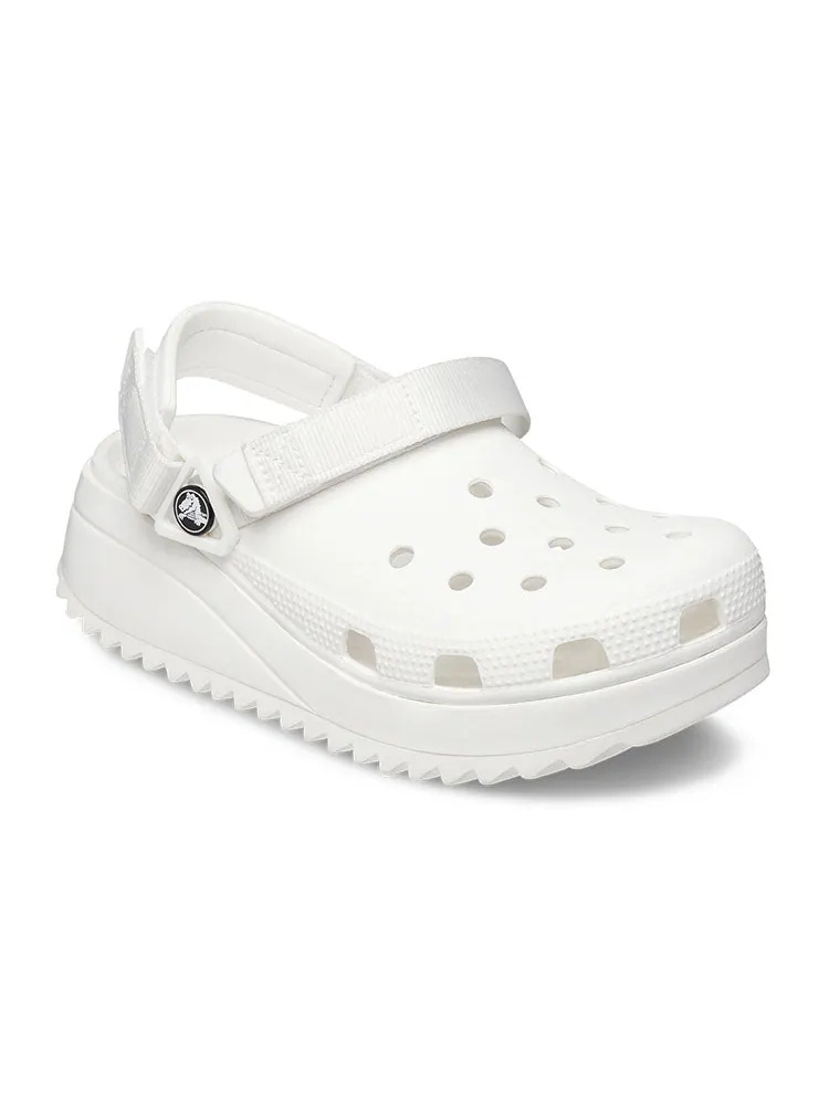 Сандалии Crocs Classic Hiker Clog 'Triple White' — изображение 3 из 6, белый