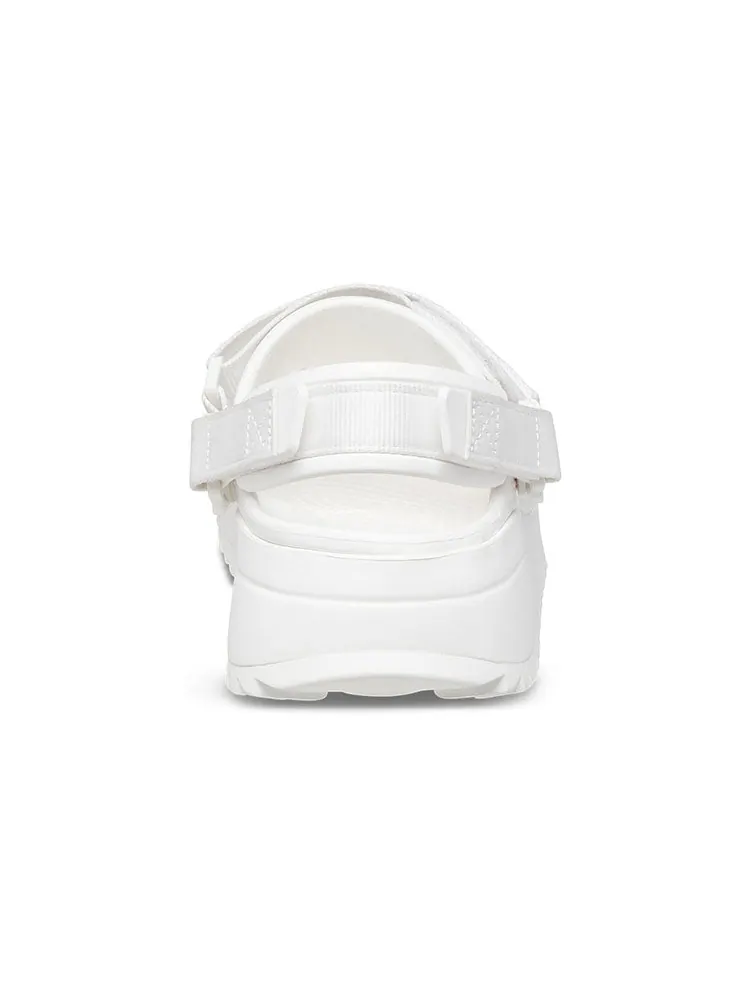 Сандалии Crocs Classic Hiker Clog 'Triple White' — изображение 5 из 6, белый