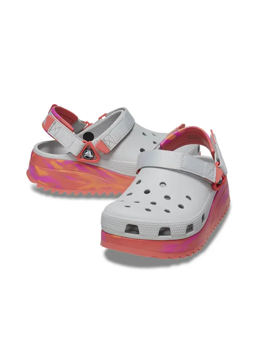 Сандалии Crocs Classic Hiker Clog 'Grey' — изображение 2 из 2, серый