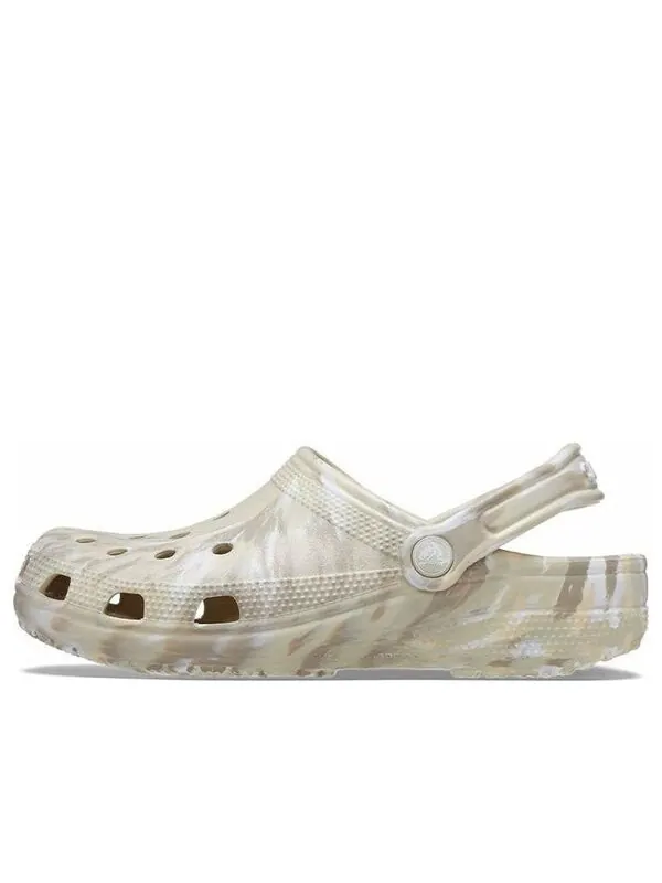 Сандалии classic marbled clog 'bone & multi' Crocs — изображение 1 из 4, мульти