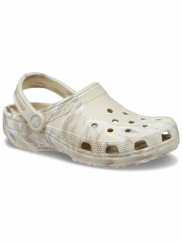 Сандалии classic marbled clog 'bone & multi' Crocs — изображение 4 из 4, мульти