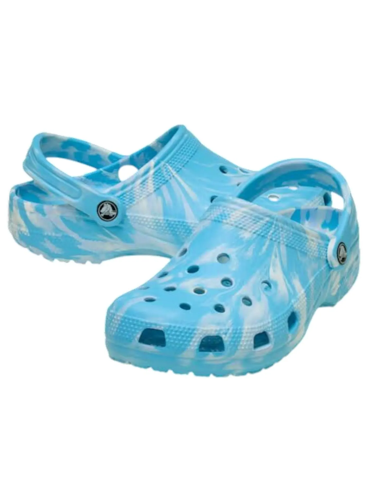 (WMNS) Crocs Classic Marbled Clog 'Tinted Glass' — изображение 1 из 6, мульти