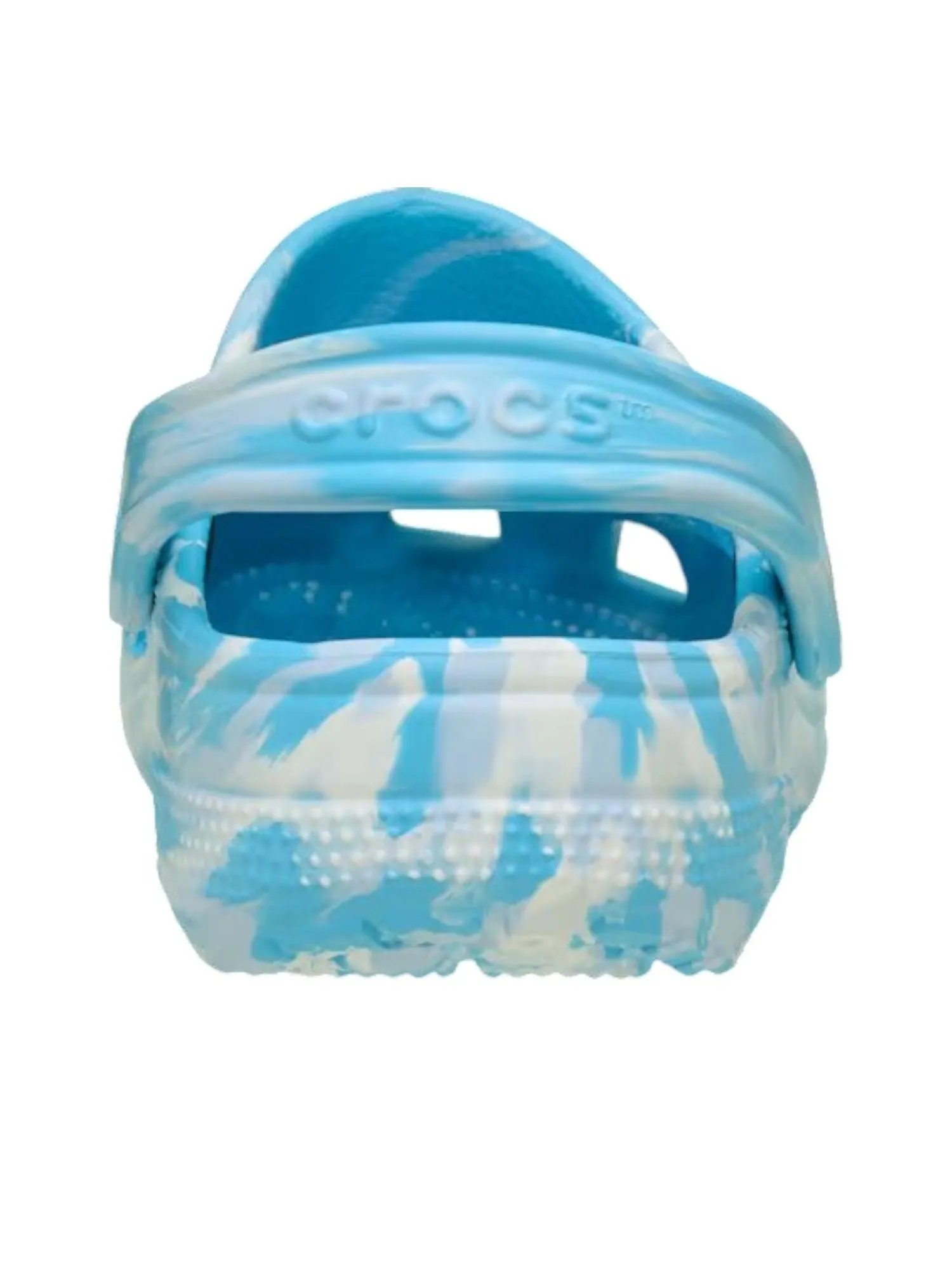 Сабо (WMNS) Crocs Classic Marbled Clog 'Tinted Glass' — изображение 4 из 6, синий