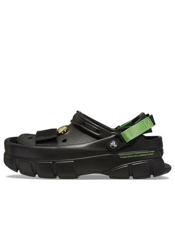 Сандалии sankuanz x clog 'black' Crocs — изображение 1 из 4, черный