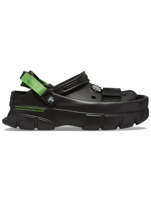 Сандалии sankuanz x clog 'black' Crocs — изображение 3 из 4, черный