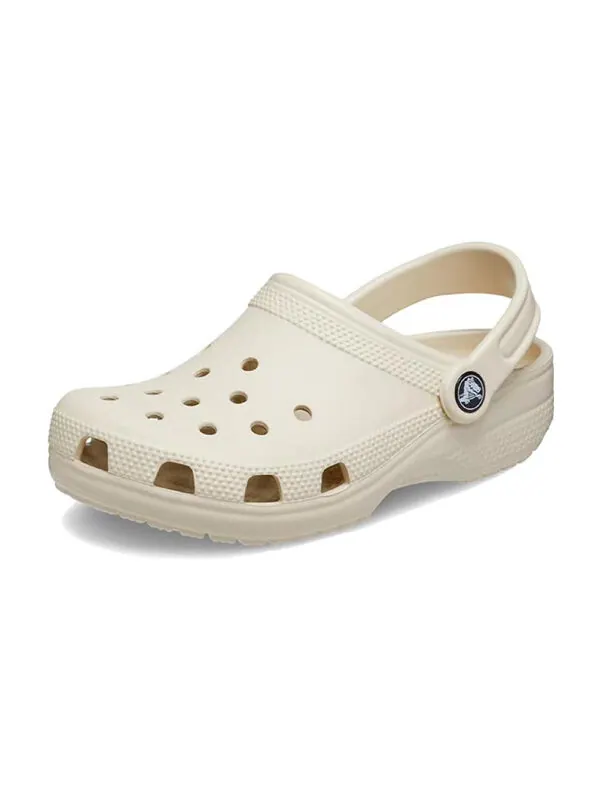 Кроссовки classic clog 'beige' Crocs — изображение 2 из 4, бежевый