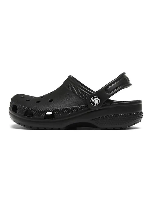Кроссовки classic clogs 'black' Crocs — изображение 2 из 4, черный