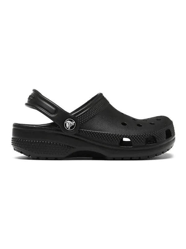 Кроссовки classic clogs 'black' Crocs — изображение 3 из 4, черный