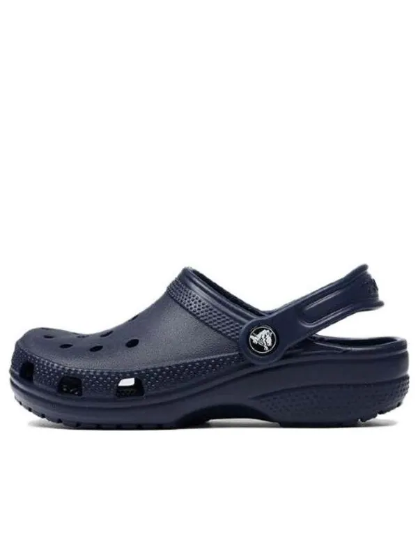 Кроссовки classic clog 'navy' Crocs — изображение 1 из 2, темно-синий