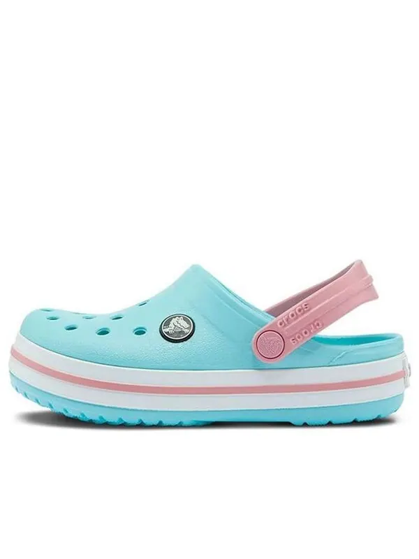 Сандалии crocband clogs k 'blue white' Crocs — изображение 1 из 4, синий/белый