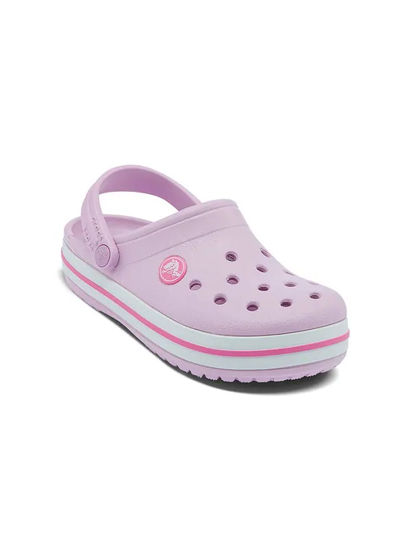 Кроссовки crocband clog 'pink white' Crocs — изображение 4 из 4, розовый/белый