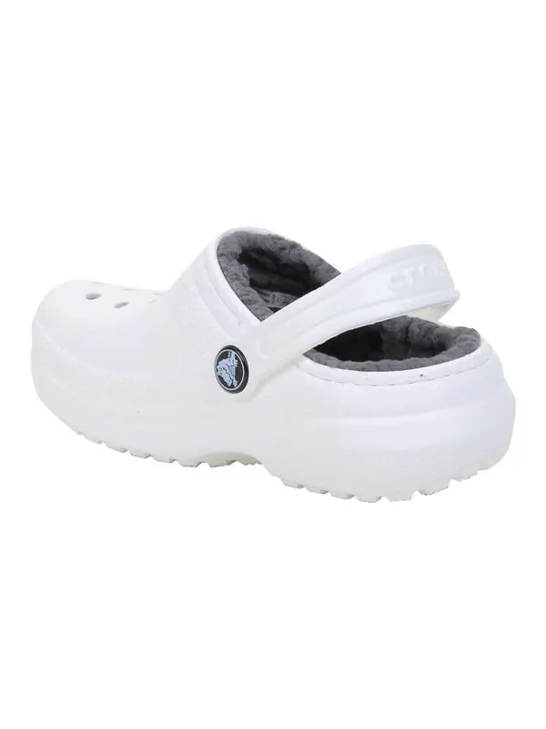 Кроссовки classic lined clog 'white' Crocs — изображение 4 из 4, белый/серый