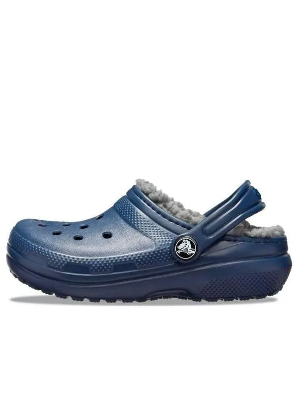 Кроссовки classic lined glitter clog 'blue' Crocs — изображение 1 из 4, синий