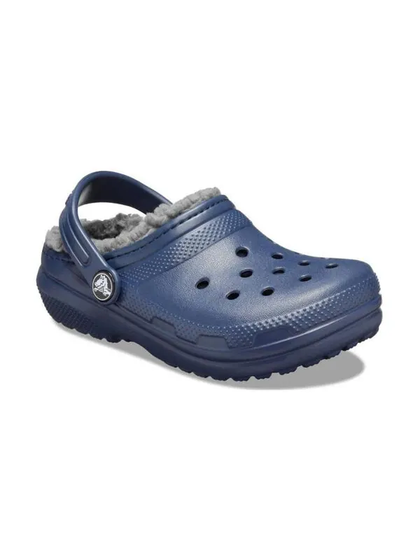 Кроссовки classic lined glitter clog 'blue' Crocs — изображение 3 из 4, синий