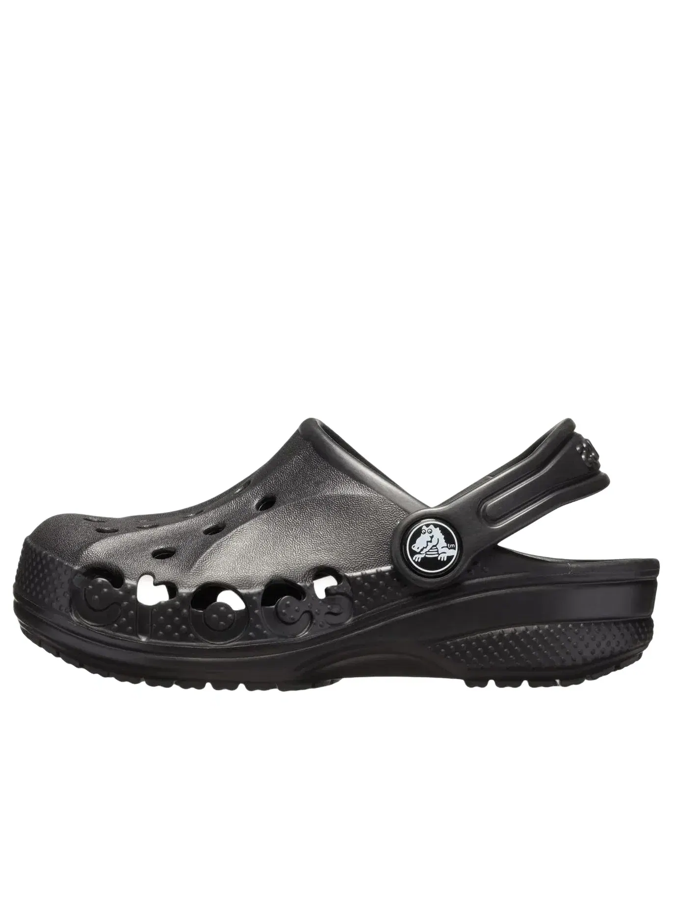 Детские сандалии-клоги с закрытым носком Crocs Baya Clog — изображение 1 из 7, черный