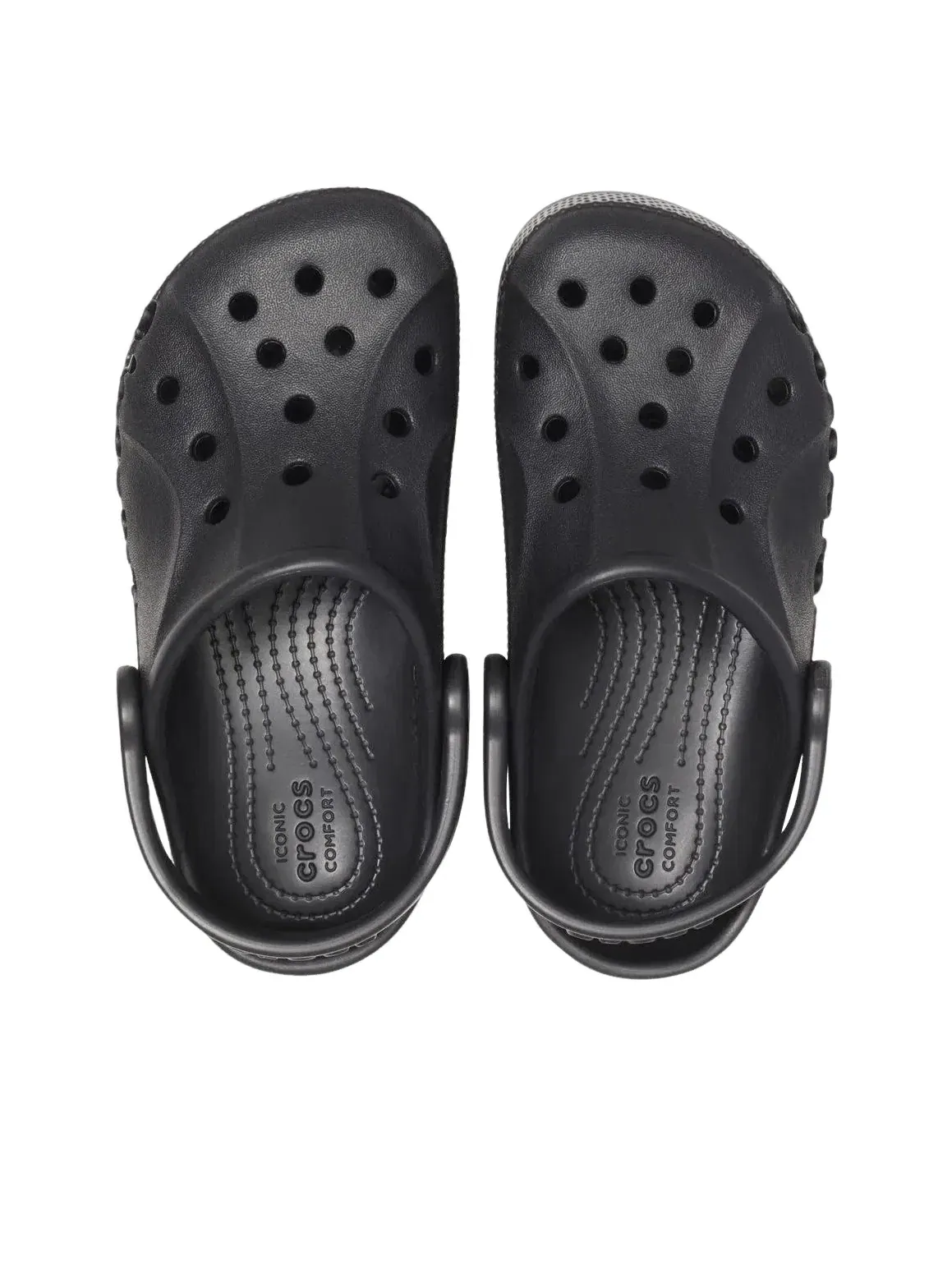 Детские сандалии-клоги с закрытым носком Crocs Baya Clog — изображение 2 из 7, черный