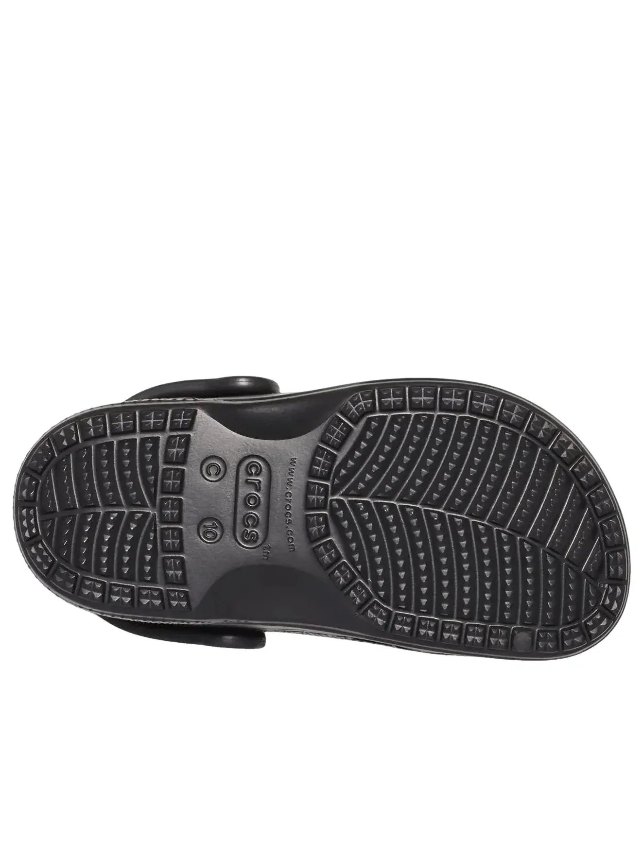 Детские сандалии-клоги с закрытым носком Crocs Baya Clog — изображение 3 из 7, черный