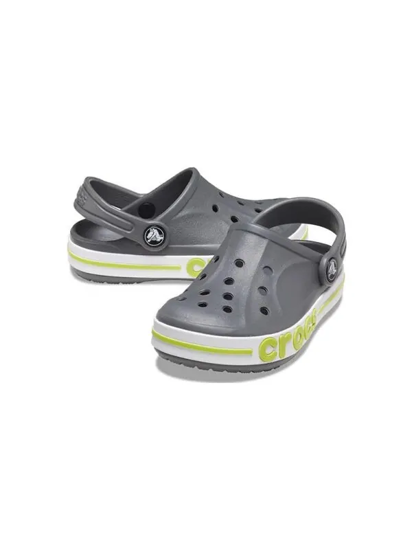 Кроссовки bayaband clog 'grey lime punch' Crocs — изображение 2 из 4, серый
