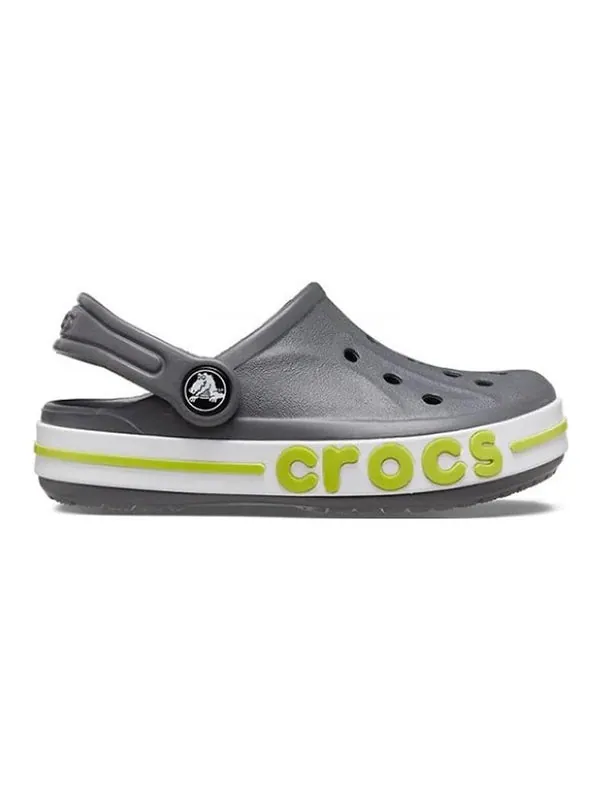 Кроссовки bayaband clog 'grey lime punch' Crocs — изображение 3 из 4, серый