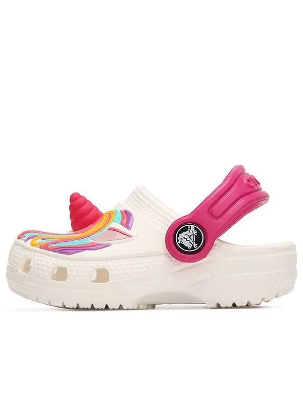 Сандалии classic clog funny beach shoe white Crocs — изображение 1 из 4, белый