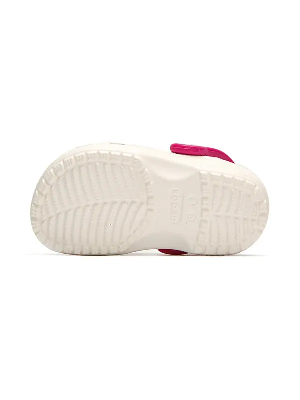 Сандалии classic clog funny beach shoe white Crocs — изображение 4 из 4, белый