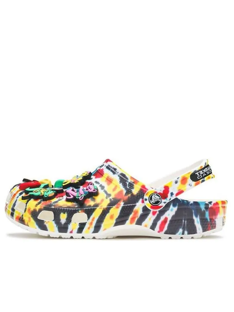 Сандалии Crocs Grateful Dead x Chinatown Market x Clog 'Tie Dye' — изображение 1 из 5, мульти