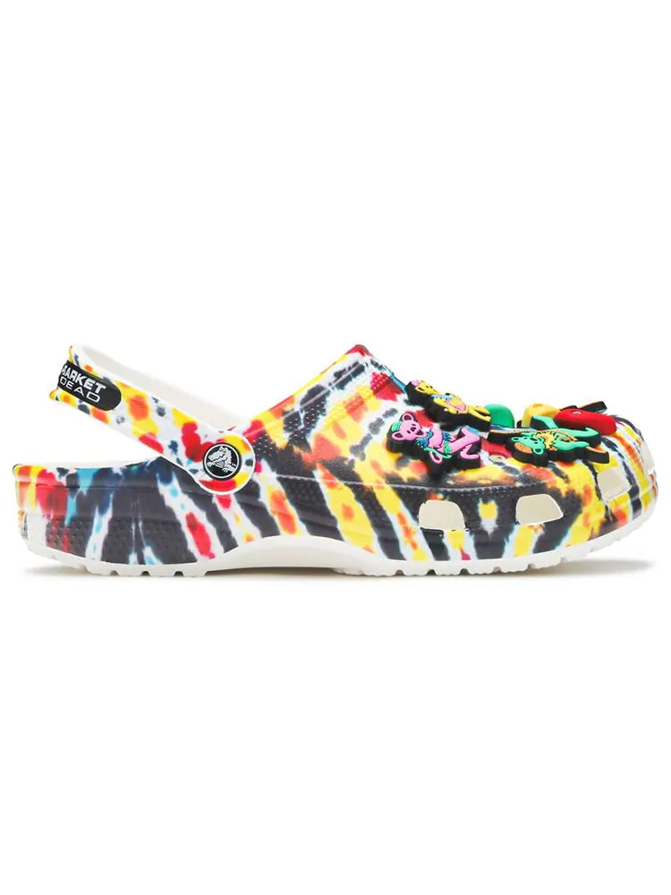 Сандалии Crocs Grateful Dead x Chinatown Market x Clog 'Tie Dye' — изображение 3 из 5, мульти