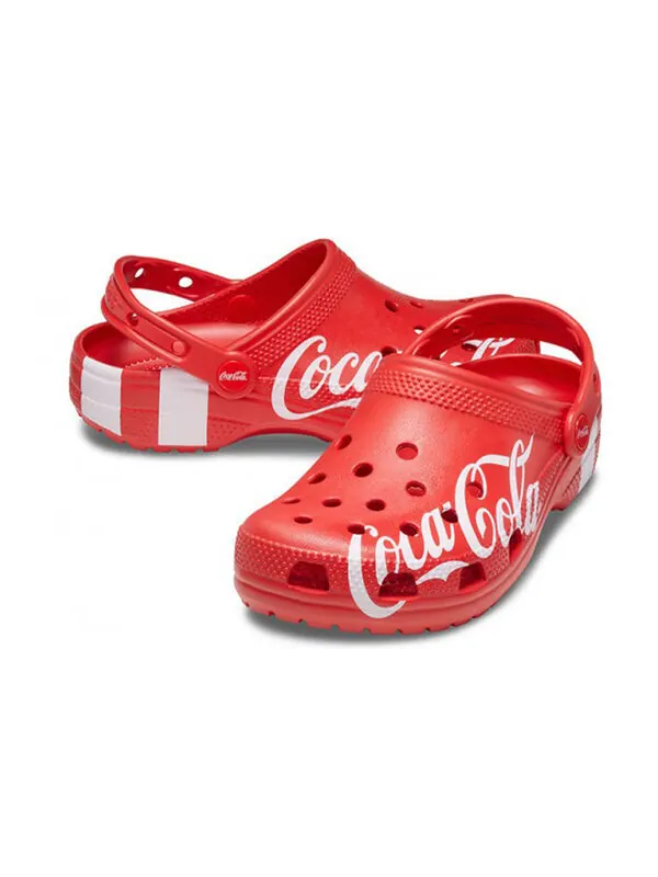 Сандалии coca-cola x classic clog 2 'red' Crocs — изображение 4 из 4, красный