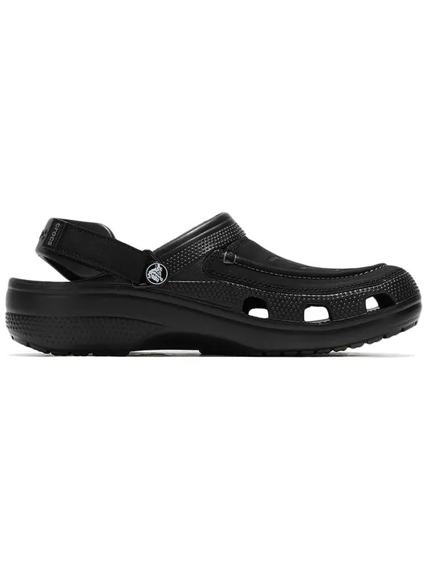 Сандалии classic clog cozy breathable beach sandals black Crocs — изображение 2 из 4, черный