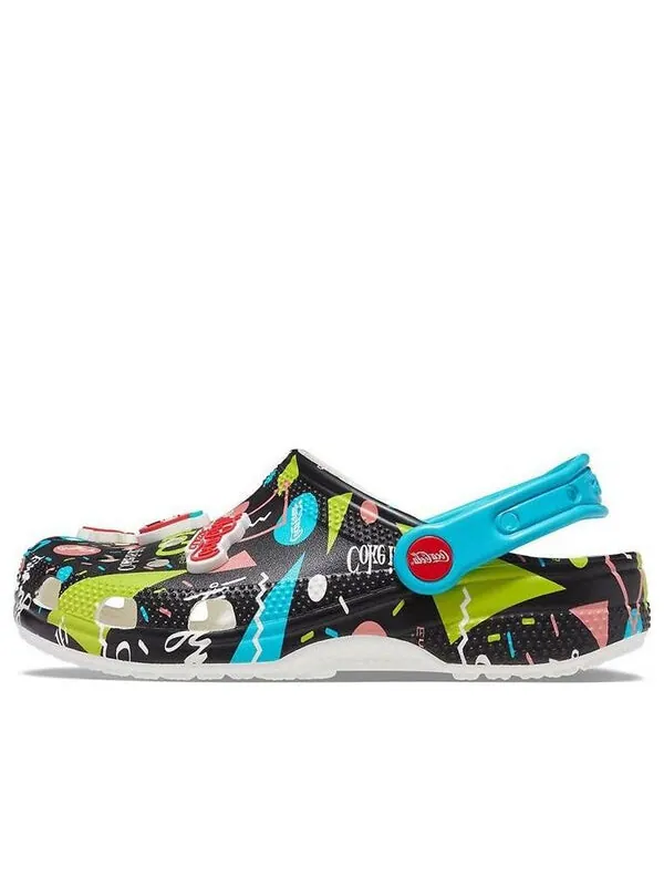 Сандалии coca-cola x classic clog ''90s - black' Crocs — изображение 1 из 4, черный