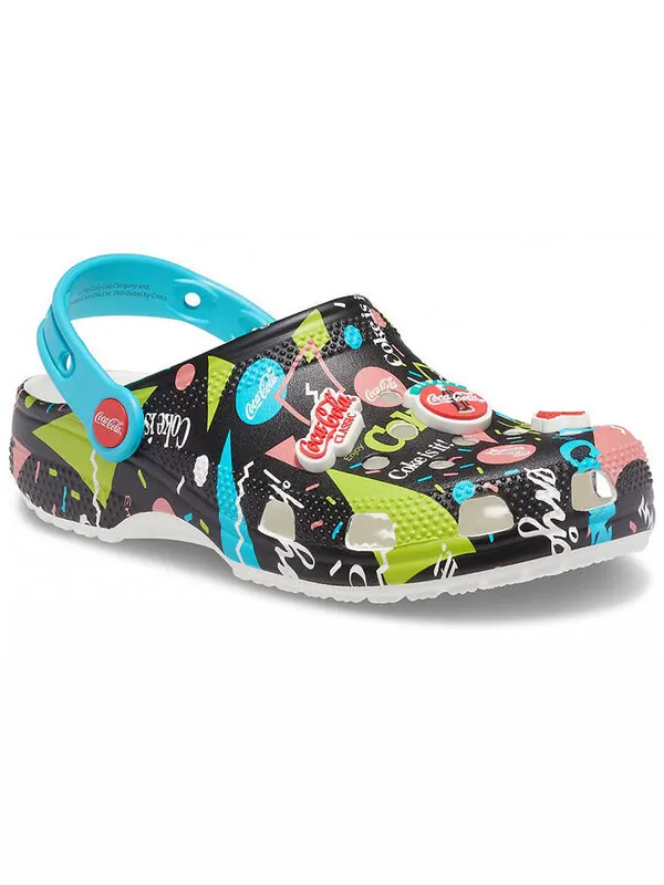 Сандалии coca-cola x classic clog ''90s - black' Crocs — изображение 4 из 4, черный
