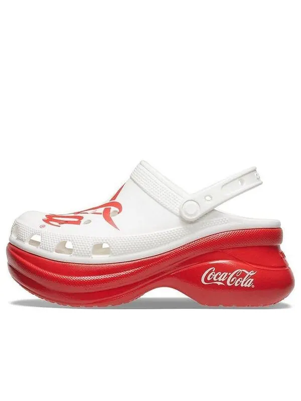 Сандалии coca-cola x classic bae clog ''90s' Crocs — изображение 1 из 4, белый/красный
