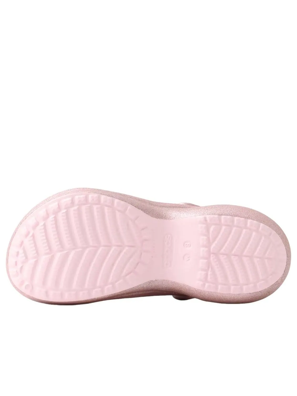 (WMNS) Crocs Bae Glitter Clog 'Pink Milk' — изображение 6 из 6, розовый