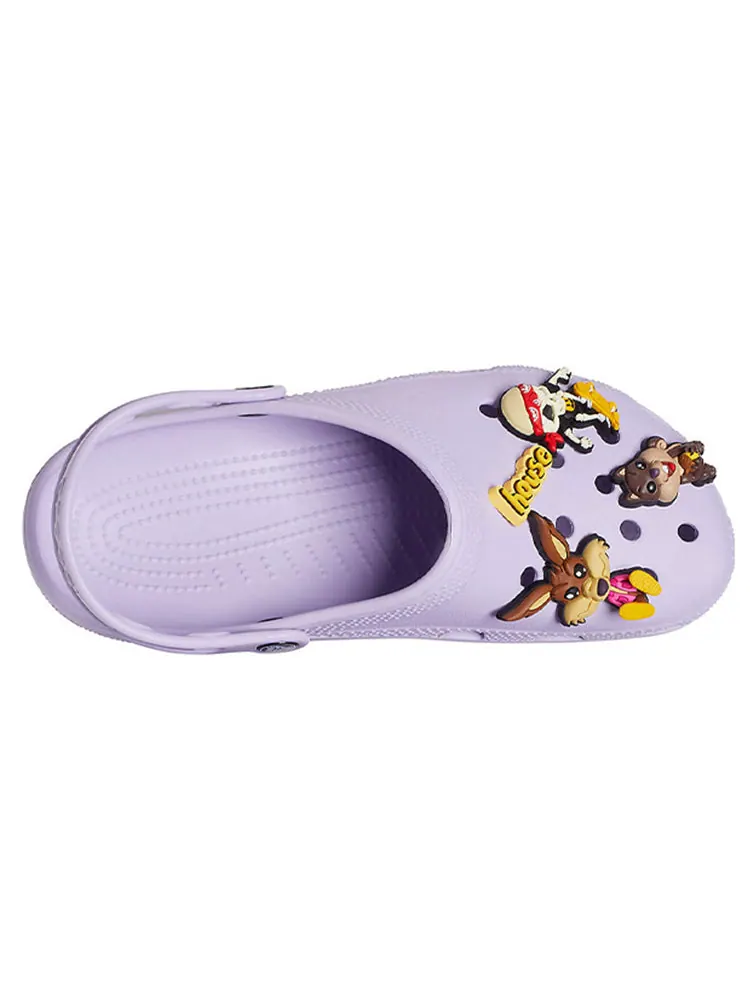 Сандалии Crocs Justin Bieber x Classic Clog 'Drew House - Lavander' — изображение 4 из 6, фиолетовый