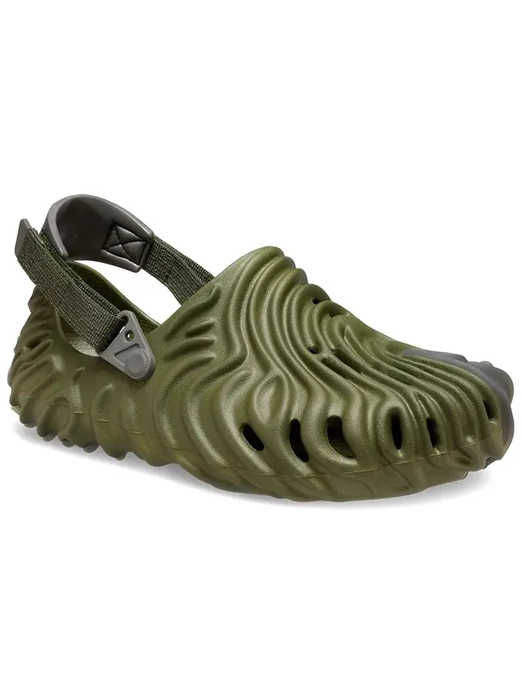 Сандалии Crocs Salehe Bembury x Pollex Clog 'Cucumber' — изображение 4 из 5, зеленый