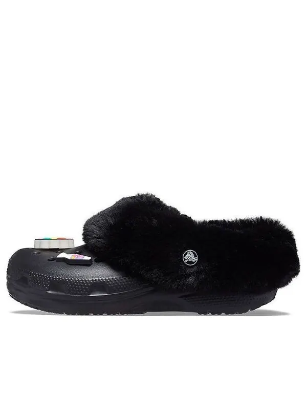 Тапочки classic clog black slippers Crocs