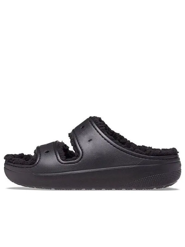 Тапочки classic cozzzy sandal 'black' Crocs
