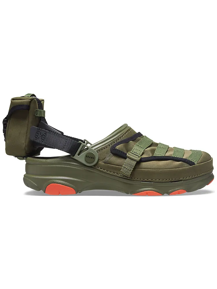Сандалии Crocs BEAMS x Classic All-Terrain Military Clog 'Army Green' — изображение 3 из 7, зеленый