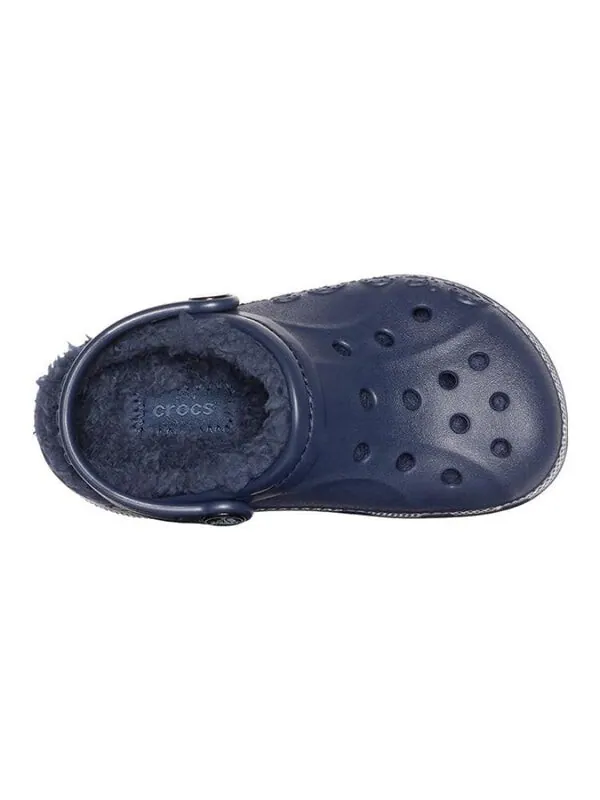 Сандалии classic baya lined clog 'navy' Crocs — изображение 3 из 4, синий