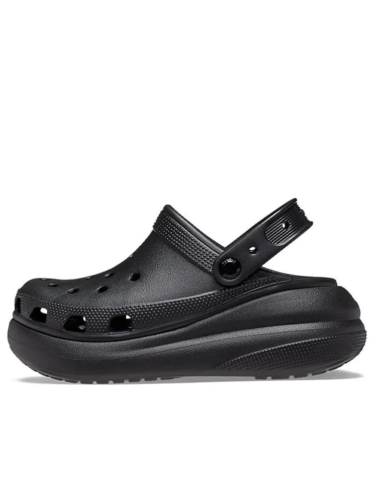 Сандалии Crocs Classic Crush Clog 'Black' — изображение 1 из 6, черный