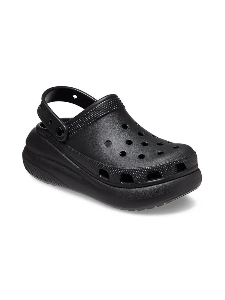 Сандалии Crocs Classic Crush Clog 'Black' — изображение 2 из 6, черный