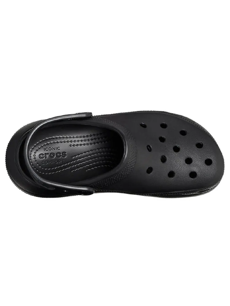 Сандалии Crocs Classic Crush Clog 'Black' — изображение 4 из 6, черный