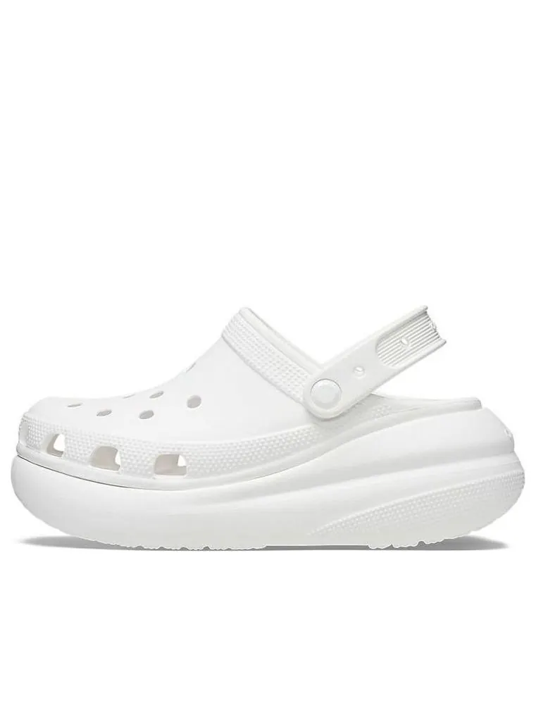 Сандалии Crocs Classic Crush clog 'White' — изображение 1 из 8, белый