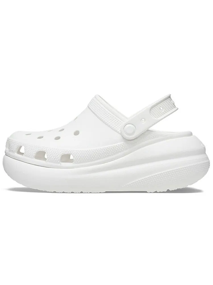 Сандалии Crocs Classic Crush clog 'White' — изображение 2 из 8, белый