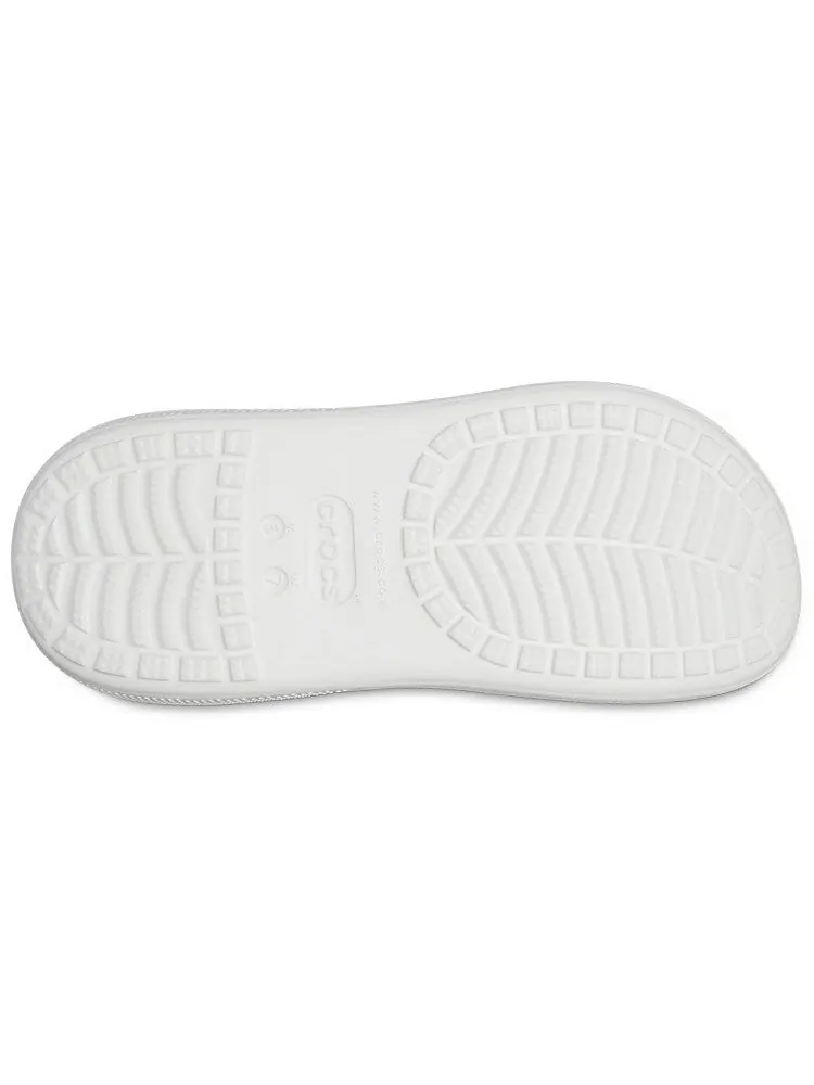 Сандалии Crocs Classic Crush clog 'White' — изображение 8 из 8, белый