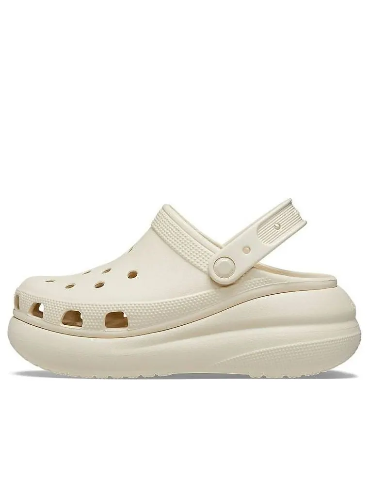 Сандалии Crocs Classic Crush Clog 'Bone' — изображение 1 из 8, белый