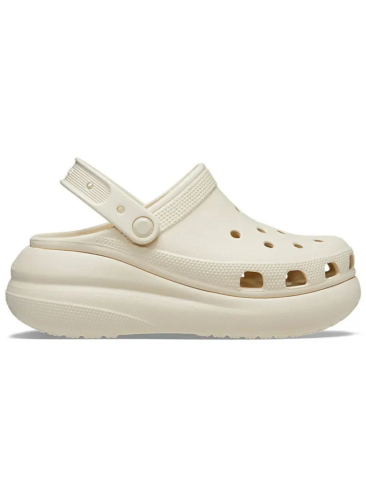 Сандалии Crocs Classic Crush Clog 'Bone' — изображение 3 из 8, белый